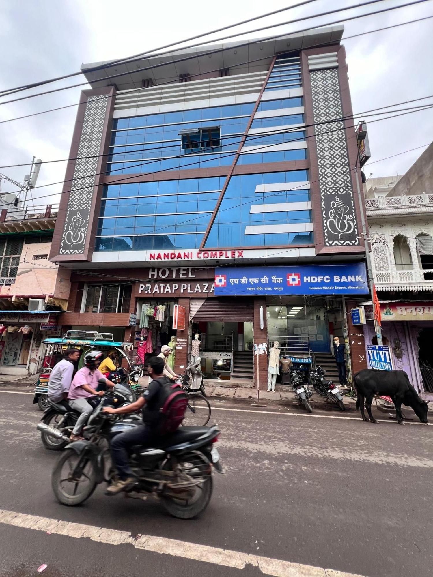 Nandini Complex Hotel Bharatpur Exterior photo